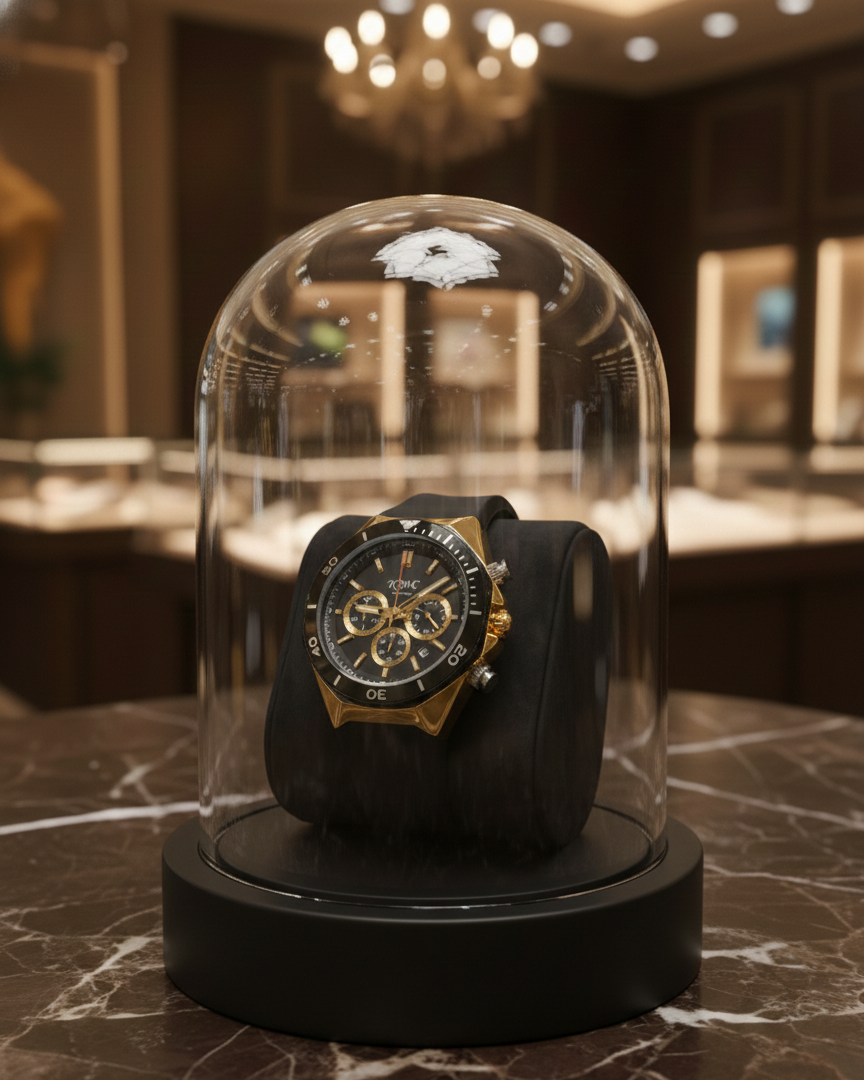 KWC Chronograph Rose Gold Wrist Watch
